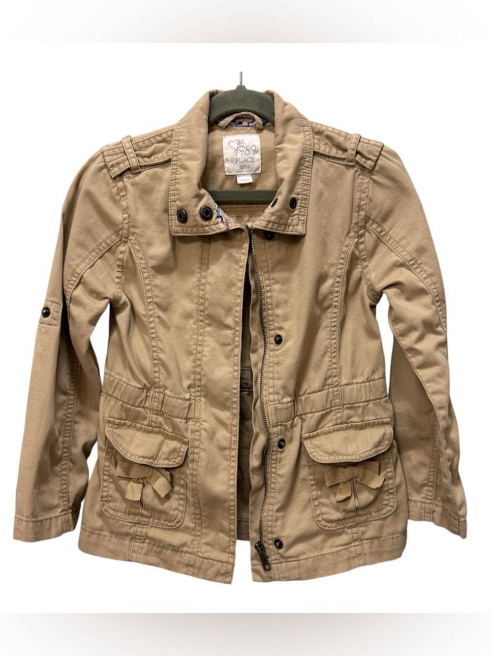 Girls children’s place safari style jacket - Sz 5/6